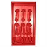Fire Phone Handset Cabinet, Red (Holds 6 FNV-FH Handsets)