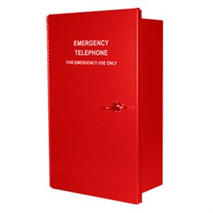 Fire Phone Station, Coil Cord, Magnetic Catch, Red