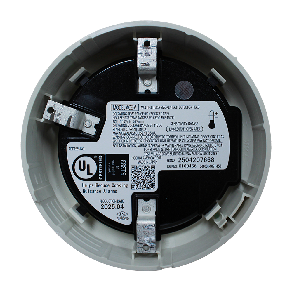 ACE-V Intelligent Analog Multi-Criteria (smoke/heat) Smoke Sensor