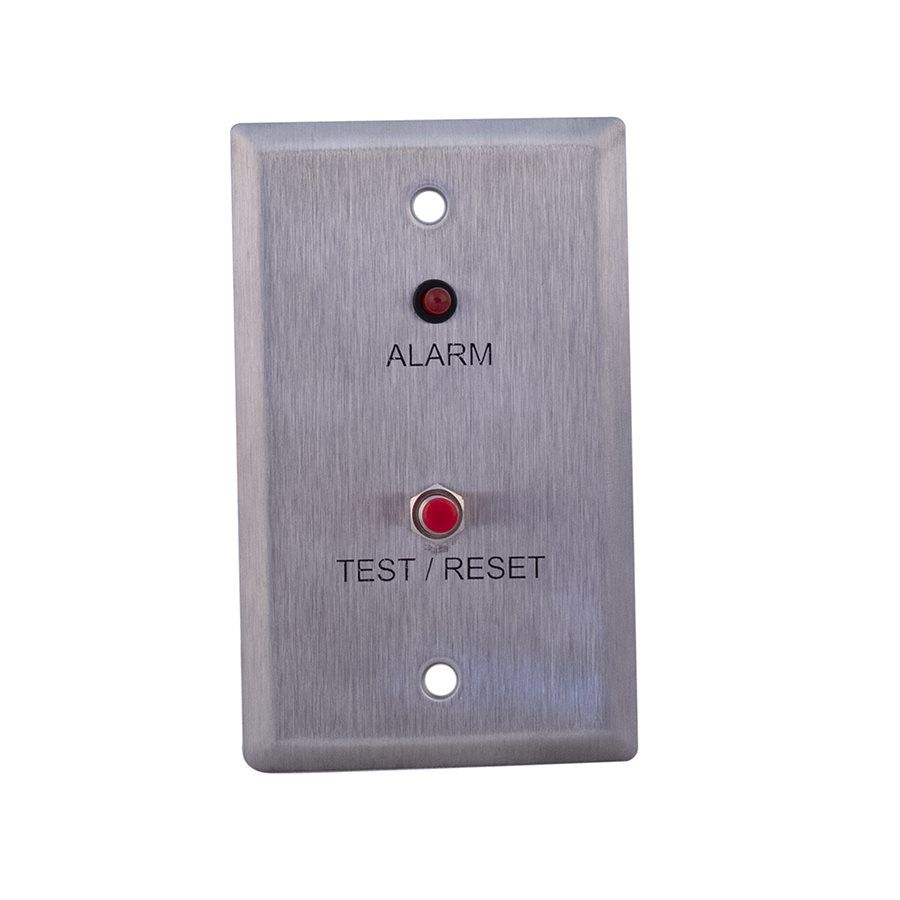 Remote Alarm LED and Push Button Test / Reset Switch
