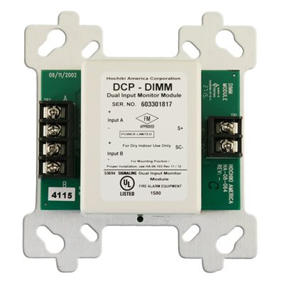Dual Input Monitor Module for 4" Box, Class B