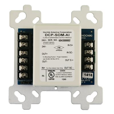 SOM-AI - Supervised Output Module Class A & B with Isolator SOM-AI - Supervised Output Module Class A & B with Isolator