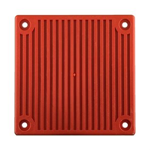 Weatherproof 24VDC Horn, Surface, Red (WBB Backbox Required)