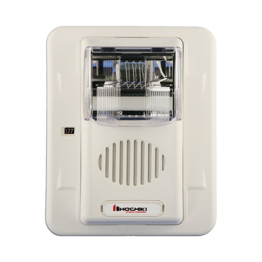 HEC24-177WW - Horn Strobe 24VDC, 177CD, Wall Mount, White HEC24-177WW - Horn Strobe 24VDC, 177CD, Wall Mount, White
