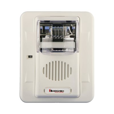 HEC3-24WW - Horn Strobe 24VDC, Multi Candela, Wall Mount, White HEC3-24WW - Horn Strobe 24VDC, Multi Candela, Wall Mount, White