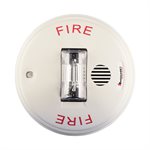 HCC24CW - Horn Strobe 24VDC, Multi Candela, Ceiling Mount, White