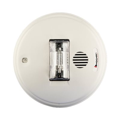 HCC24PCW - Horn Strobe 24VDC, Multi Candela, Plain No Lettering, Ceiling Mount, White HCC24PCW - Horn Strobe 24VDC, Multi Candela, Plain No Lettering, Ceiling Mount, White