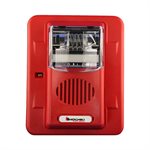 HEC24-1575WR - Horn Strobe 24VDC, 15/75CD, Wall Mount, Red